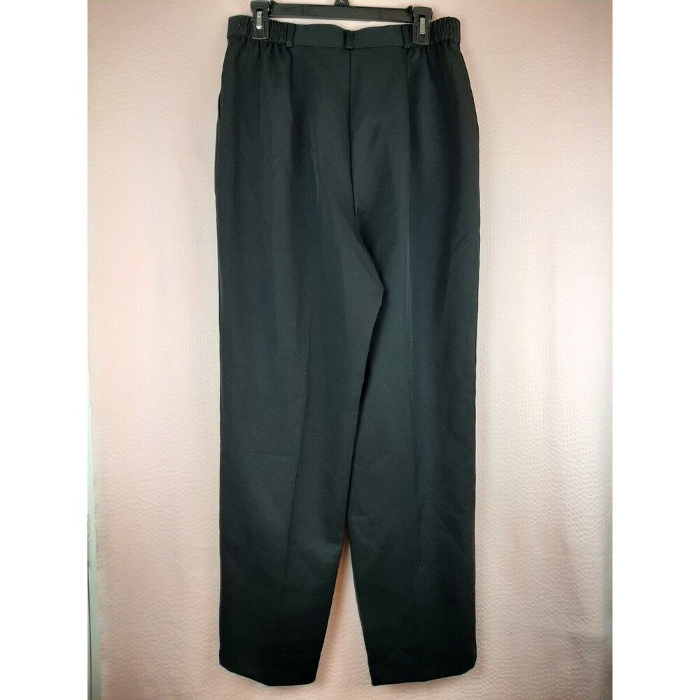 Briggs New York Women Black Pants High Rise Elastic Sides USA Plus Size 16 - Picture 7 of 11
